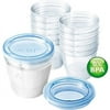 philips avent storage system for easy breast milk collection storage