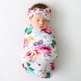 thumbnail image 4 of Manta Con Estampado Floral Safe Stretch Wrap Swaddle Soft Swaddle Blanket Plegable Colorful Recepción Manta Recién Nacido Stretch Wrap Swaddle Para Niños Minnieouse BA000691-03, 4 of 7