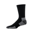 thumbnail image 3 of Gildan Men's Ultra Cotton Short Crew Socks Black, 3 Pack, 3 of 4