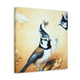 thumbnail image 2 of Titmouse on Baroque Tapestry - Canvas, 2 of 10