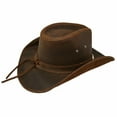 thumbnail image 4 of BULLHIDE Adult Male Briscoe Cowboy Hat, Color: Chocolate, Size: XL (4052CH-XL), 4 of 4