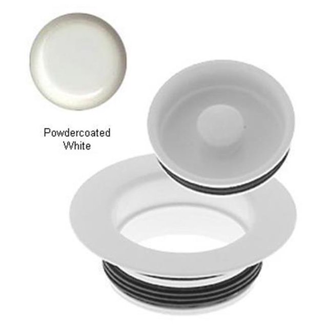 Westbrass D2091-50 Universal Replacement Disposal Trim - Powder Coat White