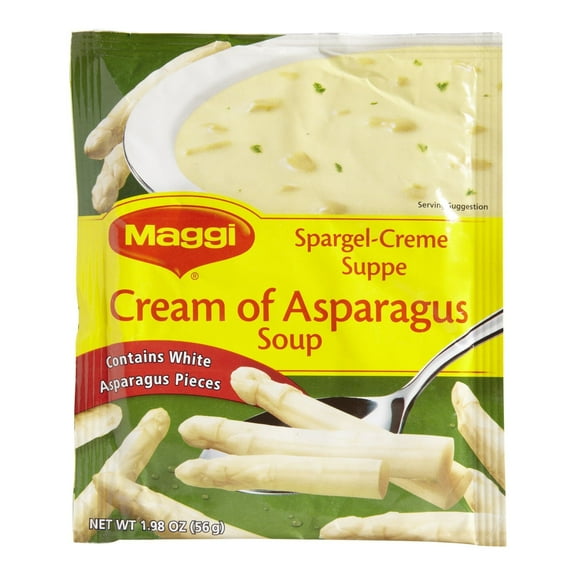 Maggi Cream of Asparagus Soup Mix 1.91 oz. 2ea Pack of 3