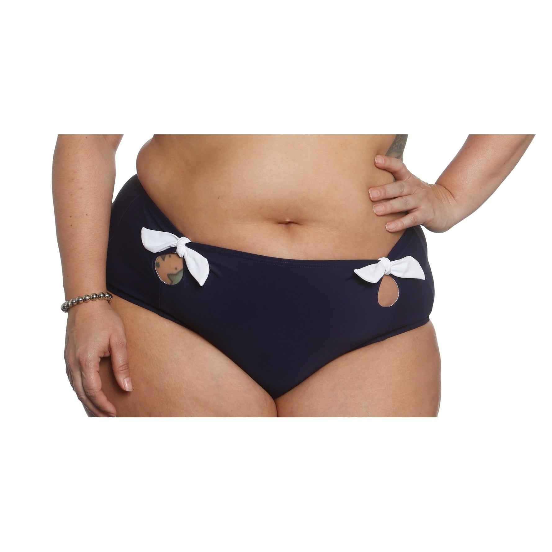 high waisted swim bottoms walmart