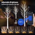 thumbnail image 3 of Árbol de abedul LED Aoycocr Smart con control de aplicaciones, 18 modos, 4/5/6 pies, 3 of 5