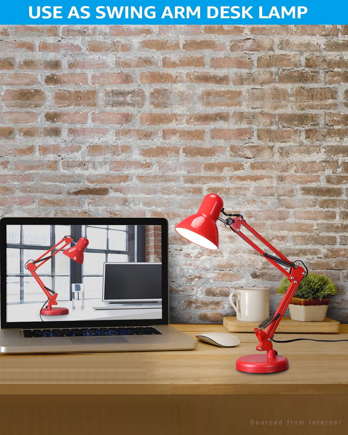 テーブルライト LED Metal Swing Arm Desk Lamp, Architect Table Lamp, Pixar