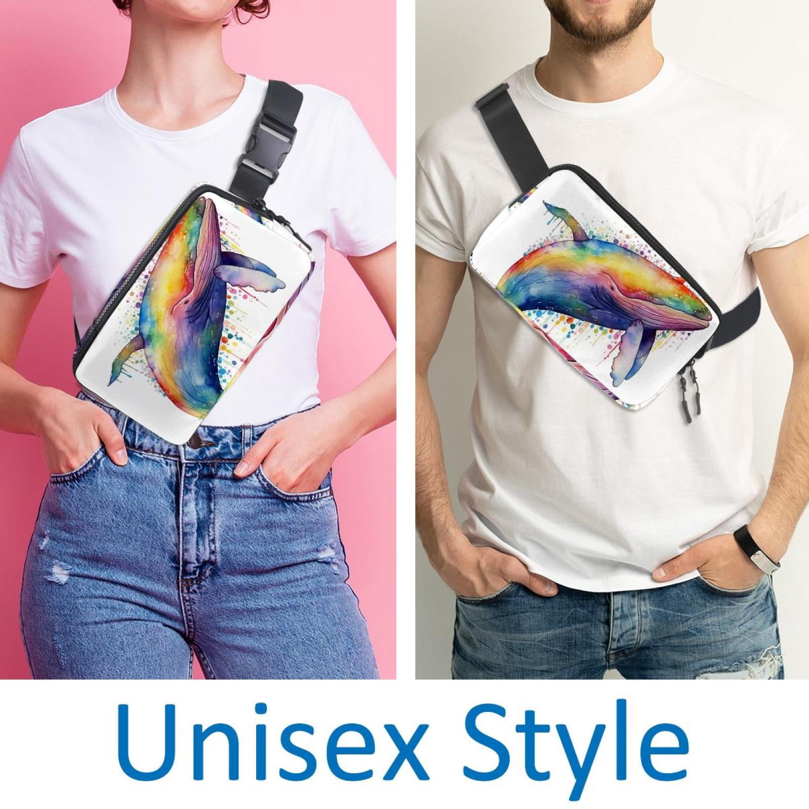 Whale Lightweight Adjustable Waist Pack with Extension Strap - Unisex Running Belt Fanny Pack