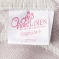 thumbnail image 3 of Violet Linen Milano Arts Artistic Design, Polyester Jacquard Chenille, with Tassles, Silver, 13 Inch by 70 Inch, Decorative Table Runners, 3 of 5
