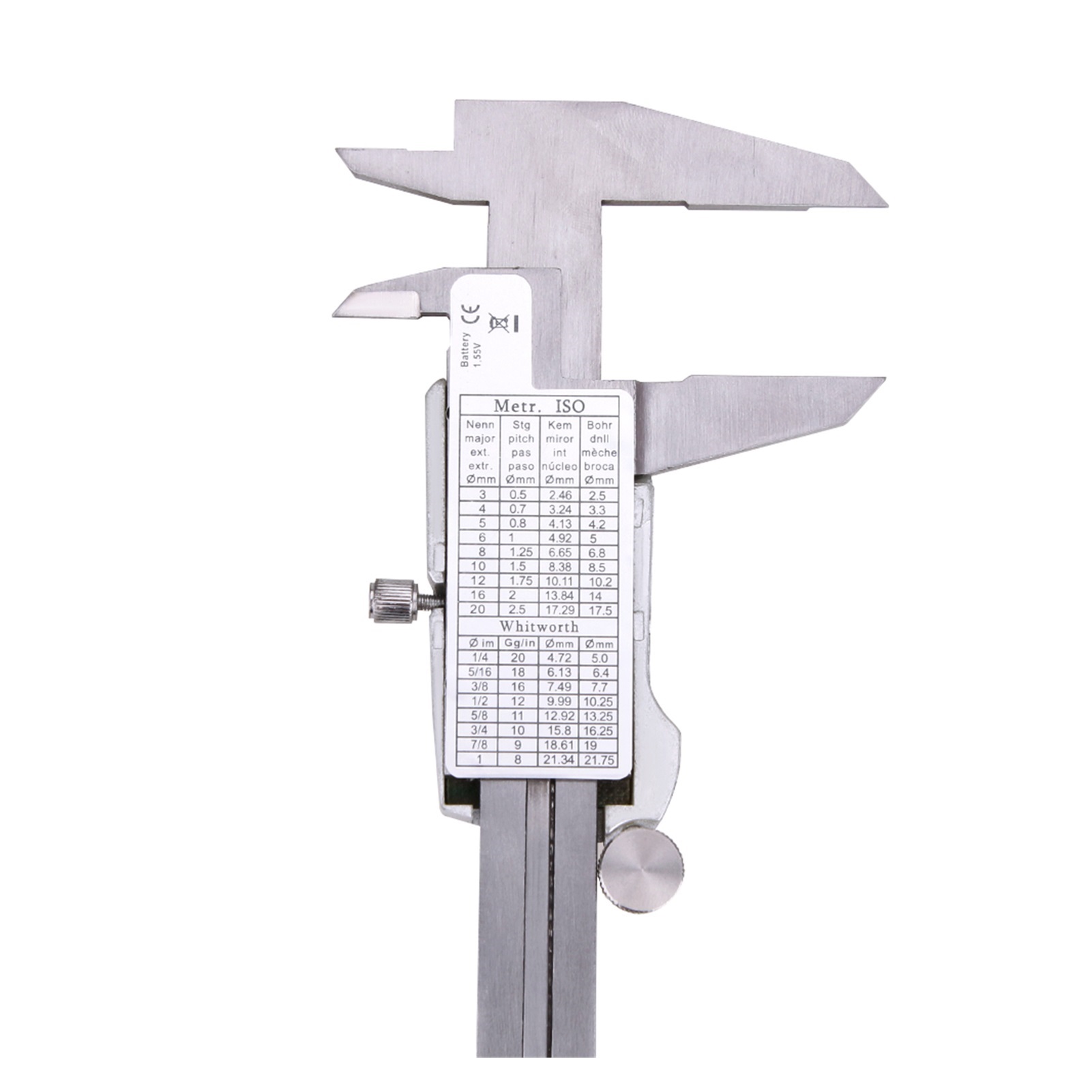 6-Inch 150mm Digital Calipers Stainless Steel Electronic Digital Vernier Caliper Metal Micrometer Measuring Tool Digit Calip