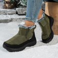 thumbnail image 6 of Insulated Winter Boots for Women - -Lined Cold Weather Outdoor Footwear With Low Heel Pull-On Design, 6 of 9