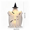 thumbnail image 3 of Halloween Ghost Decorations Outdoor Light Up Spooky Witch Costume for Party Porch Mantel Home Decor, 3 of 7