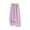Purple Pink, variant on Women's Casual Fashion Striped High-Waisted Sleep Pants Loungewear Wearable As Outerwear, Black