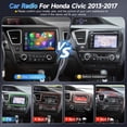 thumbnail image 2 of Estéreo de coche Naifay Android 12 9 pulgadas IPS Honda Civic 2013-2017, 2 of 7