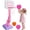 Pink, variant on Toddler Basketball Hoop Indoor Mini Adjustable Basketball Goal with Ball Pump Outdoor Toys Backyard Game Outside Pool Basketball Toys for 3 4 Year Old Boy Girl Kid Toy Age 4-8 Birthday Gift