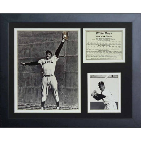 Willie Mays World Series Catch - Legends Never Die Willie Mays The Catch Framed Photo Collage, 11