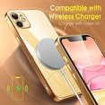 thumbnail image 6 of Crystal Clear Case for iPhone 11 Pro, [Not Yellowing] [Camera Protection] [ Grade Drop Tested] Transparent Shockproof Protective Phone Case Soft Silicone Slim Cover, 5.8", Gold, 6 of 16