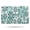 Teal, variant on Teal Daisy Flower Pattern Bathroom Rugs Mat,Non Slip Microfiber Bathroom Rug,Rubber Backing,Soft Bathroom Mats for Bathroom Floor,Tub and Shower,17x27in(43x68cm)