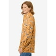 thumbnail image 3 of Woman Within Plus Size Soft Faux Suede Shirt, 3 of 6
