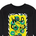 thumbnail image 3 of The Lion King - Wild & Free Simba - Toddler & Youth Long Sleeve Graphic T-Shirt, 3 of 5