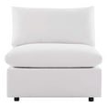 thumbnail image 3 of Modular Lounge Sofa Middle Chair, White, Fabric, Modern Contemporary, Outdoor Patio Balcony Cafe Bistro Garden Furniture Hotel Hospitality, 3 of 7