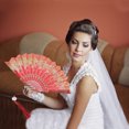 thumbnail image 5 of Unique Bargains Elegant Butterfly With Tassel Folding Fan 1PC Red, 5 of 5