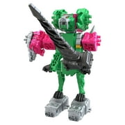 Power Rangers Dino Fury Pink Ankylo Hammer and Green Tiger Claw Zord Action Figure Set, 12 Pieces