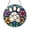 Acrylic 3.5 Inch, variant on Pet Paw Floral Stained Glass Style Window Suncatcher Hanging Decor, Decorative Animal Paw Glass Panel Art for Window Ornament