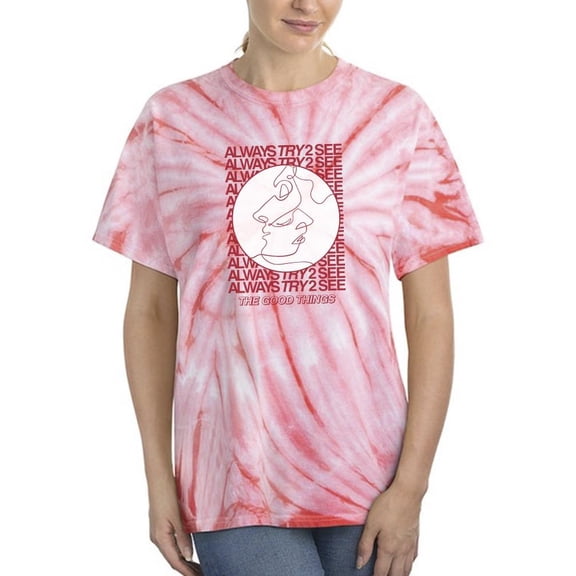 Always Try 2 See Tie Dye Cyclone Women -Image by Shutterstock, Female XX-Large