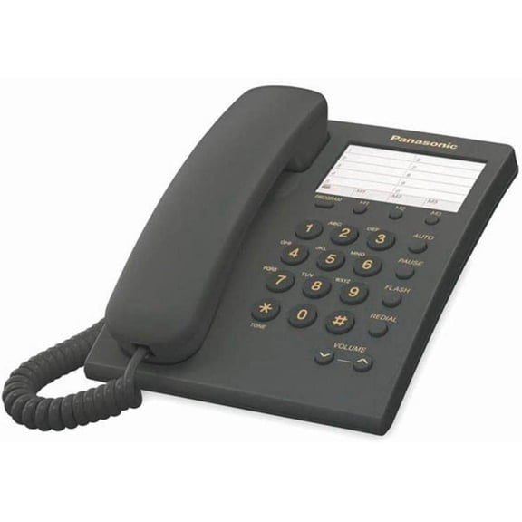 Teléfono ALAMBRICO Panasonic TS550520500MEW Negro