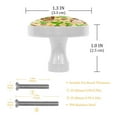 thumbnail image 3 of 4 Pcs Cactus Knobs for Kitchen Cabinet Cupboard Dresser Bookcase Drawer Pulls Handles Round Home Decor, 3 of 5