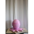 thumbnail image 5 of Giant Modern Pink Melting Lollipop Resin Statue 31" x 27" x 56"H, 5 of 9
