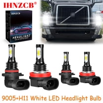 IHNZCB for Volvo VN VNL VNM Truck 630 670 730 780 2015 White Led Headlights Bulb High Low Beam,9005 H11,HKB,Y11