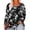 7-Black, variant on Womens Cute Tops Women Plus Size Round Neck Long Sleeves Loose Fashion Tops Khaki XXXXXL