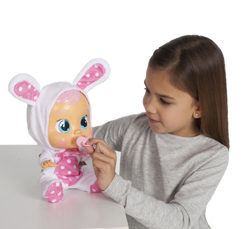 cry baby rabbit doll