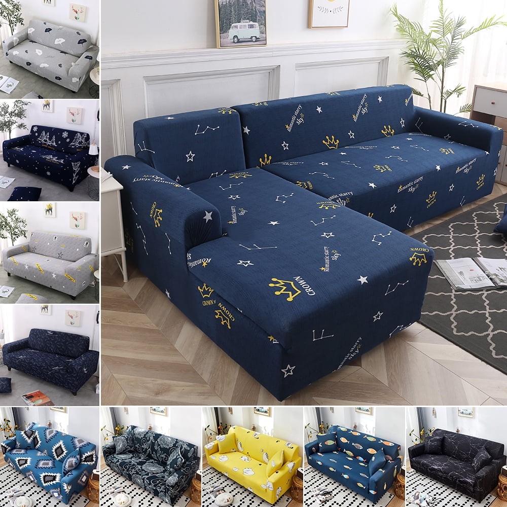 Details about   1/2/3 Seater Floral Sofa Cover Elastic Slipcover Settee Stretch Protector 