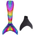 thumbnail image 1 of Adult Reinforced Mermaid Tail For Swimming, Monofin Included, 1 of 4