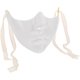 thumbnail image 3 of 2pcs Lower Half Face Mask Blank Masquerade Half Mask Cosplay Party Mask Theme Party Half Mask with Tie Rope for Lady Women, 3 of 4