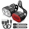 thumbnail image 2 of Riwcyla USB Rechargeable Bike Headlight Rear Set IPX4 Bright Safety Cycling Front and Taillight, 2 of 6