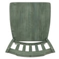 thumbnail image 5 of Weston Home Farmhouse Vintage Slat Back Solid Wood Counter Height Chair, Set of 2, Antique Sage Green, 5 of 8