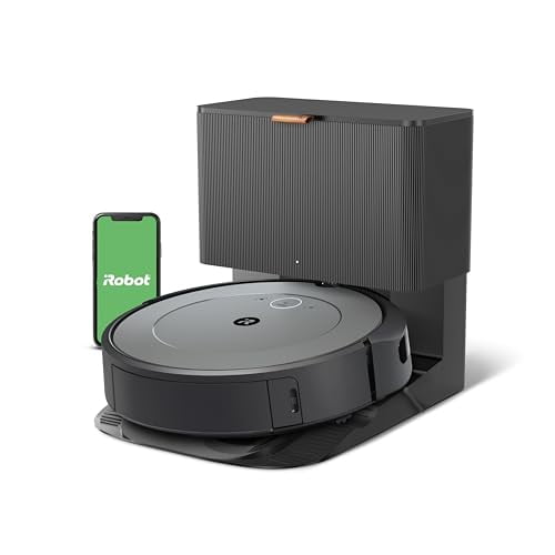 Aspiradora robot iRobot Roomba i3+ EVO (3554): se vacía automáticamente hasta 60 días, limpia por habitación con mapeo inteligente, compatible con Alexa, limpieza personalizada.