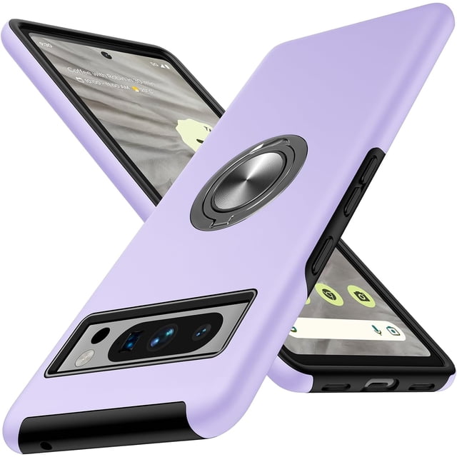 MYKOMI for Google Pixel 8 Pro Case, Tough Rugged Shockproof Protective Pixel 8 Pro Phone Case with Metal Ring Kickstand for Google 8 Pro Case