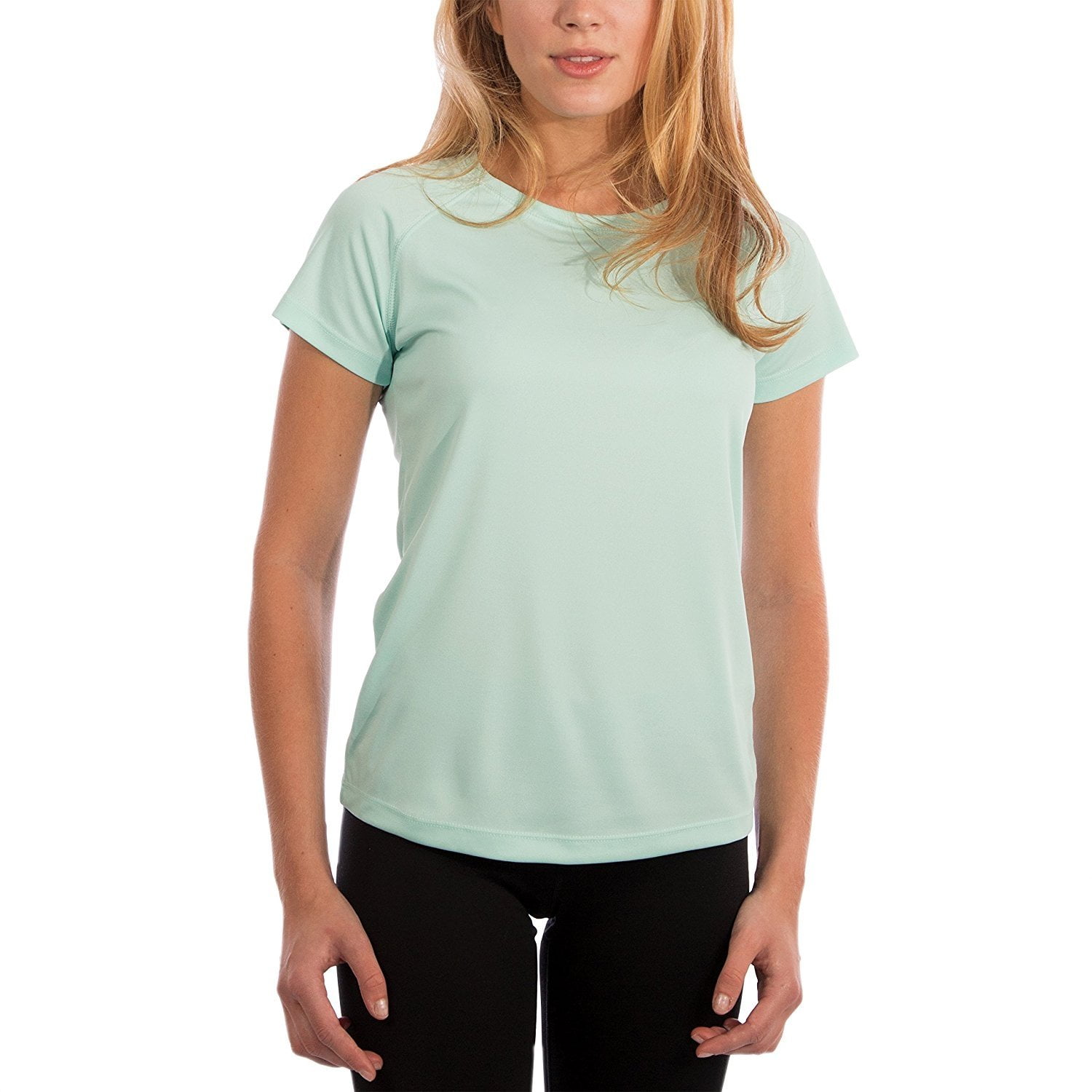 Vapor Apparel Damen Atmungsaktives UPF 50 UV Sonnenschutz Kurzarm Funktions T-Shirt