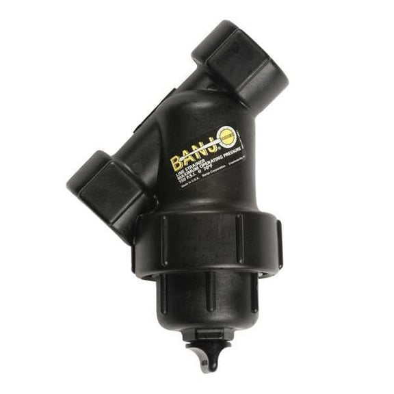 Banjo Y Strainer, 1" Pipe, FNPT x FNPT, Polypropylene, 150 psi LS100-40