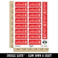 thumbnail image 2 of Artwork Do Not Bend Potted Plant Sticker Set - Red - Matte Finish - 2.00" Large, 2 of 7