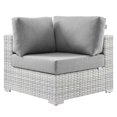 thumbnail image 1 of Modway Convene Outdoor Patio Furniture Glider Chair, Light Gray, 1 of 7