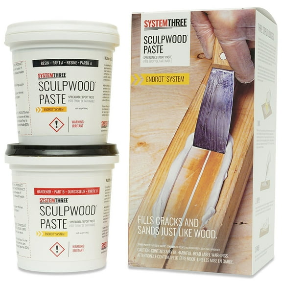 10-Pack of 1 qt System Three Resins 1610K16 SculpWood Epoxy Paste