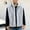 #Gray, variant on DPTALR Men's Winter Warm Solid Color,Stand Collar Faux Fur Coat,Casual Outerwear,Brown,L