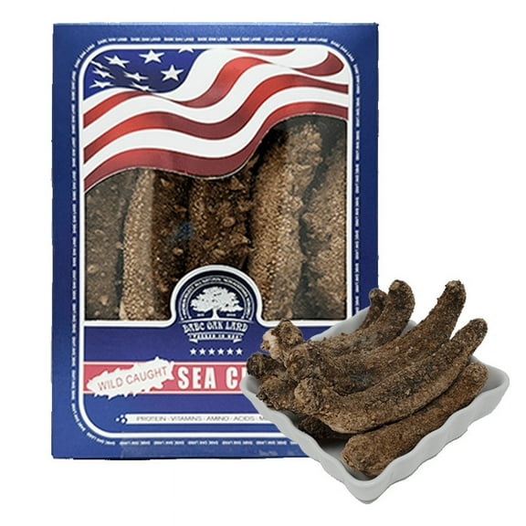 DOL Wild Alaska Red Sea Cucumber 野生阿拉斯加紅海參 （Dried Sea Cucumber）- in Box (Small 8oz/box)