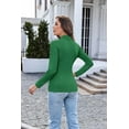 thumbnail image 3 of Oudiya Women Long Sleeve Turtleneck Fall Fashion Lightweight Shirts Base Layer Slim Fit Thermal Underwear Tops, S-XXL, 3 of 5