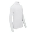 thumbnail image 3 of Natural Uniforms Women's Long Sleeve Turtle-Neck T-Shirt Under Scrub (White, X-Small), 3 of 5